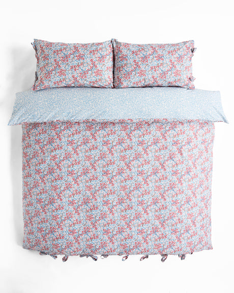 William Morris at Home Clover Powder Blue-Madder Duvet Set