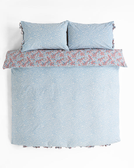 William Morris at Home Clover Powder Blue-Madder Duvet Set