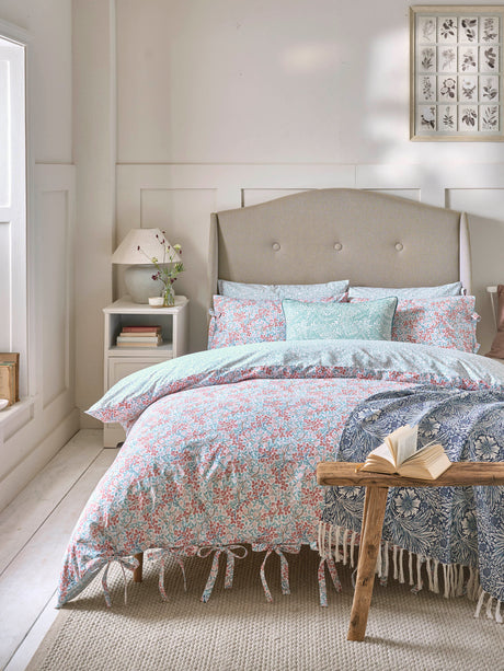 William Morris at Home Clover Powder Blue-Madder Duvet Set