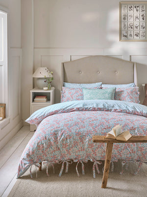 William Morris at Home Clover Powder Blue-Madder Duvet Set