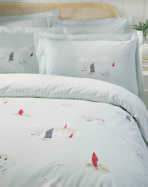Sophie Allport Coastal Boats Blue Duvet Set