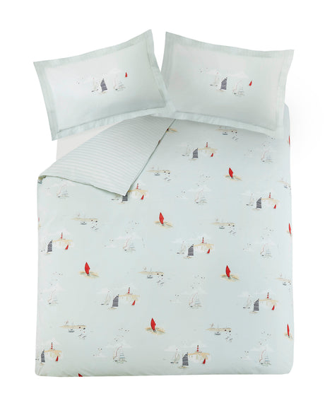 Sophie Allport Coastal Boats Blue Duvet Set