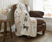 Deyongs Cozy Comforts Natural Home 130cm x 170cm Fleece Throws