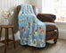 Deyongs Cozy Comforts Blue 130cm x 170cm Fleece Throws
