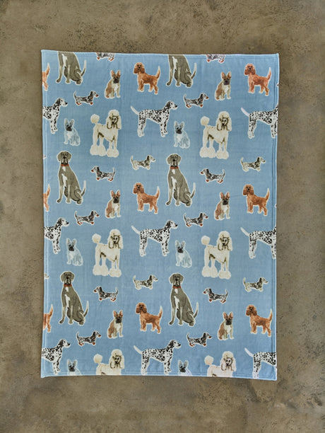 Deyongs Cozy Comforts Blue 130cm x 170cm Fleece Throws