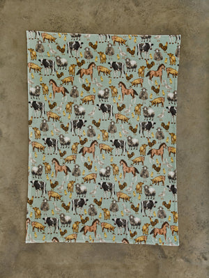 Deyongs Cozy Comforts Farm 130cm x 170cm Fleece Throws
