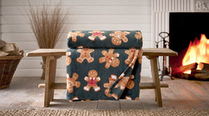 Deyongs 1846 Cozy Comforts 130cm x 170cm Gingerbread Fleece Throw