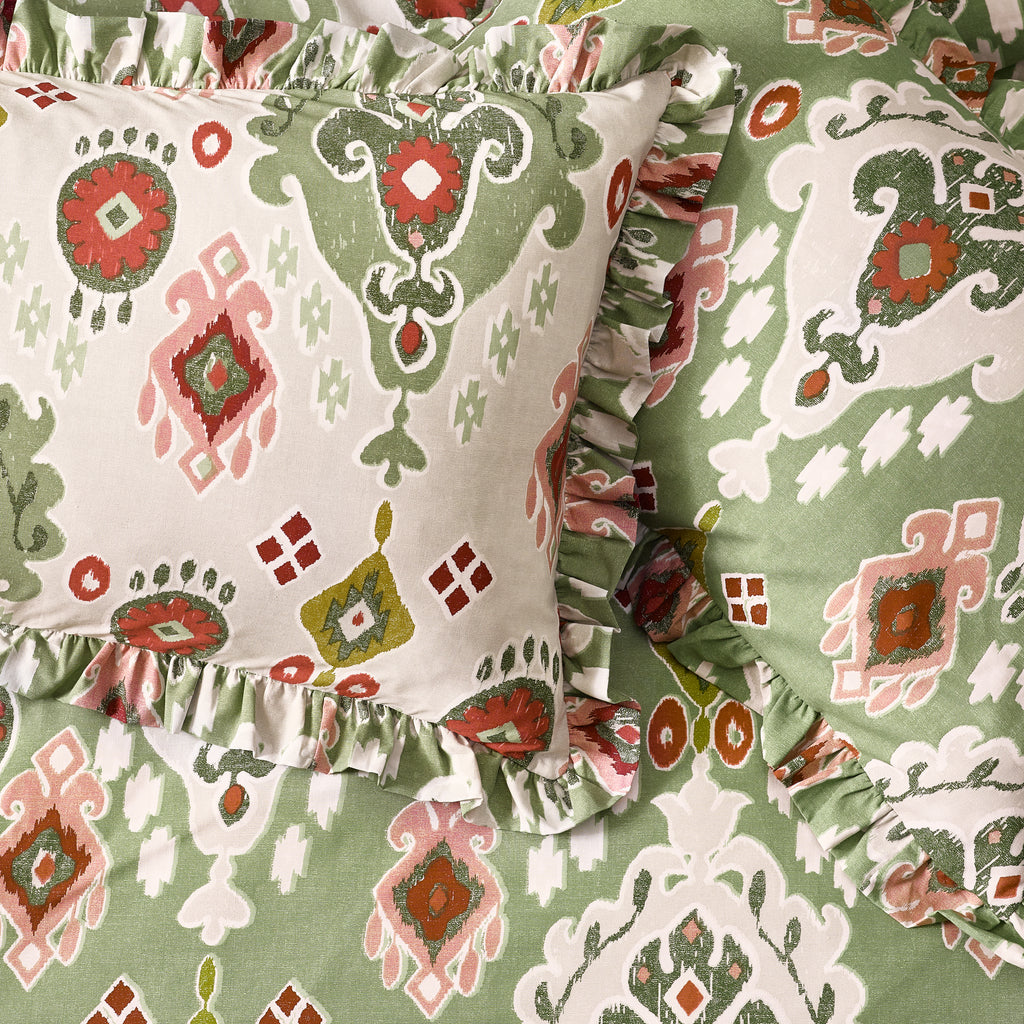Copripiumino in cotone lavato lavorazione jacquard a righe Copripiumino in cotone lavato lavorazione jacquard a righe
