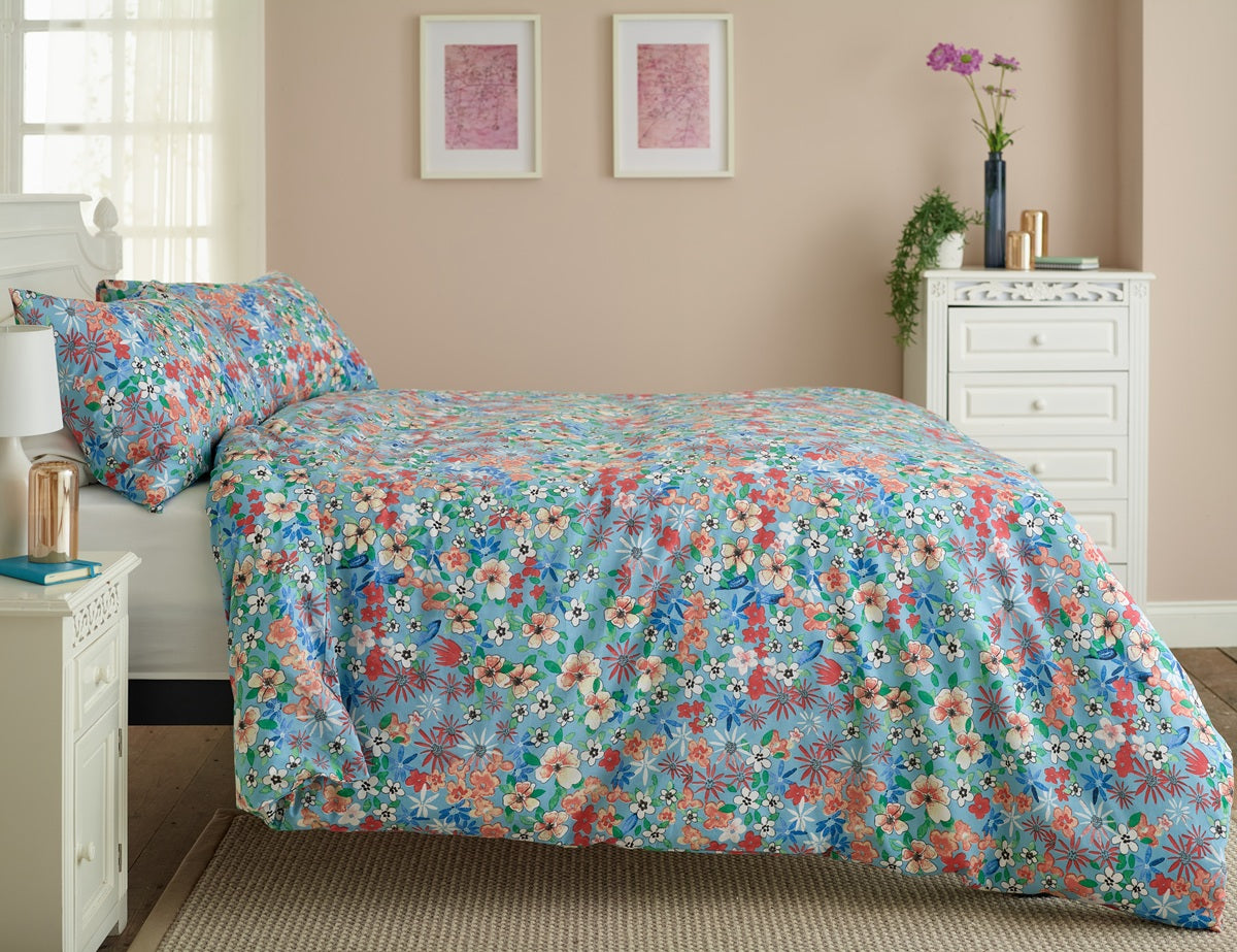 Deyongs 1846 Floral Mosaic Duvet Set