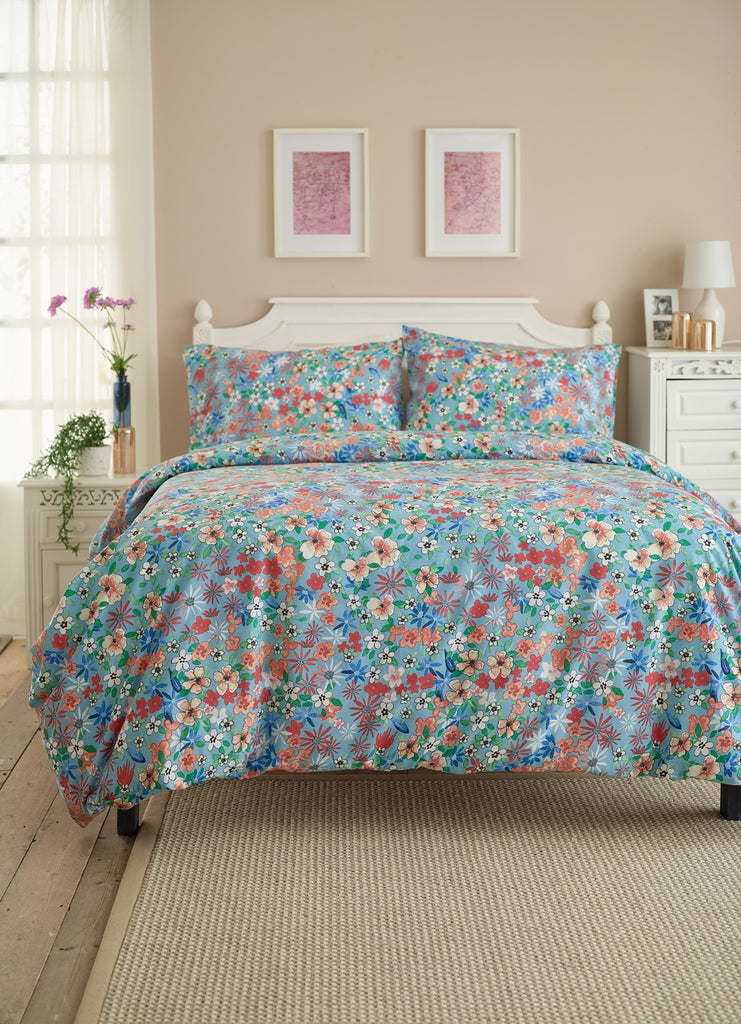 Deyongs 1846 Floral Mosaic Duvet Set