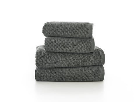Deyongs Romeo Quik Dry Zero Twist Charcoal 100% Cotton 450gsm Towels
