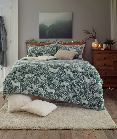 Deyongs Woodland Folk Fleece Duvet Set