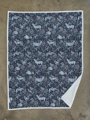 Deyongs 1846 Woodland Folk 140cm x 180cm Throws