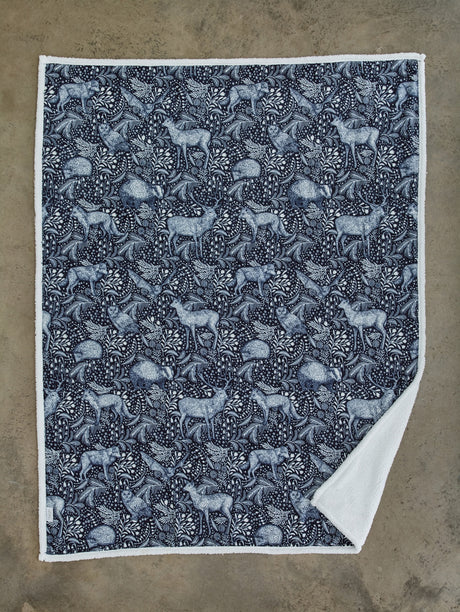 Deyongs 1846 Woodland Folk 140cm x 180cm Throws