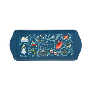 Ulster Weavers 12 Days of Christmas Blue Small Serving Tray