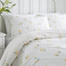 Dreams n Drapes Ditsy Floral Seersucker Yellow Duvet Set