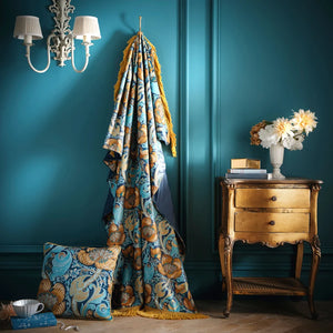 Laurence Llewelyn Bowen Down The Dilly Ochre 130cm x 180cm Throw