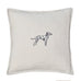 Sophie Allport Dalmatian Cream-Navy 45cm x 45cm Feather Filed Cushion
