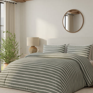 Vantona Everyday Drawn Stripe Duvet Set