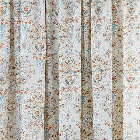 Dreams N Drapes Edena Decorative Floral Natural Duvet Set