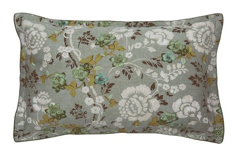 English Heritage Eagle House Damask Seagrass Duvet Set