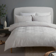 Serene Embossed Geo Duvet Set