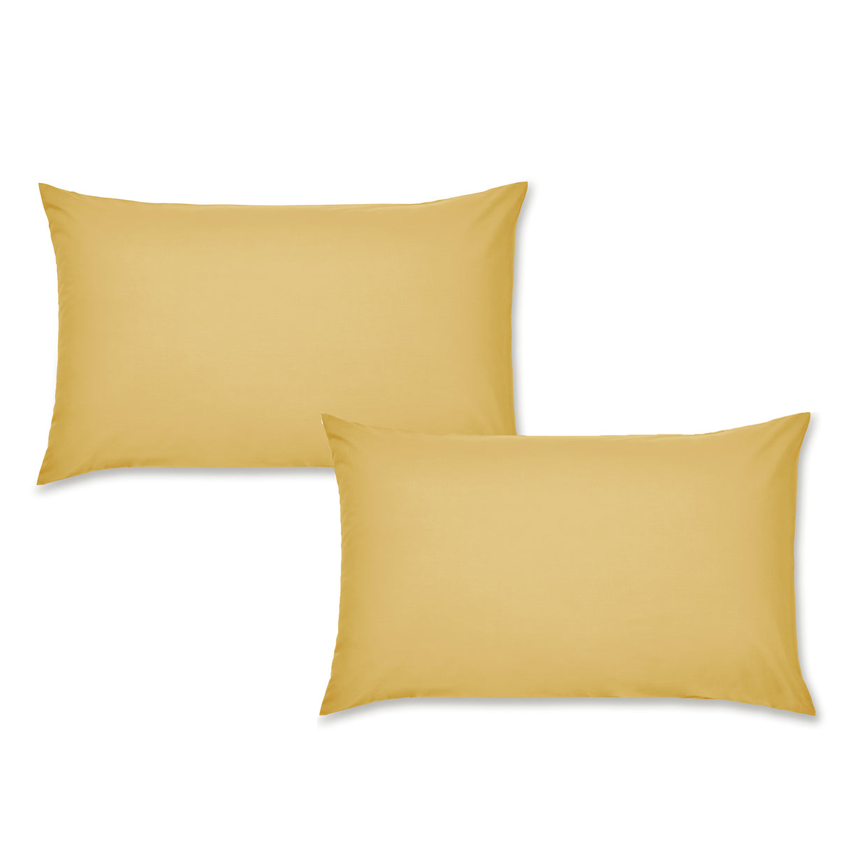 Catherine Lansfield Easy Iron 50% Polyester/50% Combed Cotton 180 Thread Count Percale Ochre Sheets