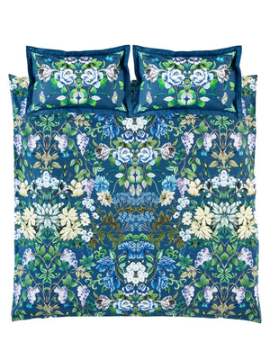 Designers Guild Eleonora Indigo Blue Duvet Set