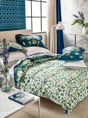 Designers Guild Eleonora Indigo Blue Duvet Set