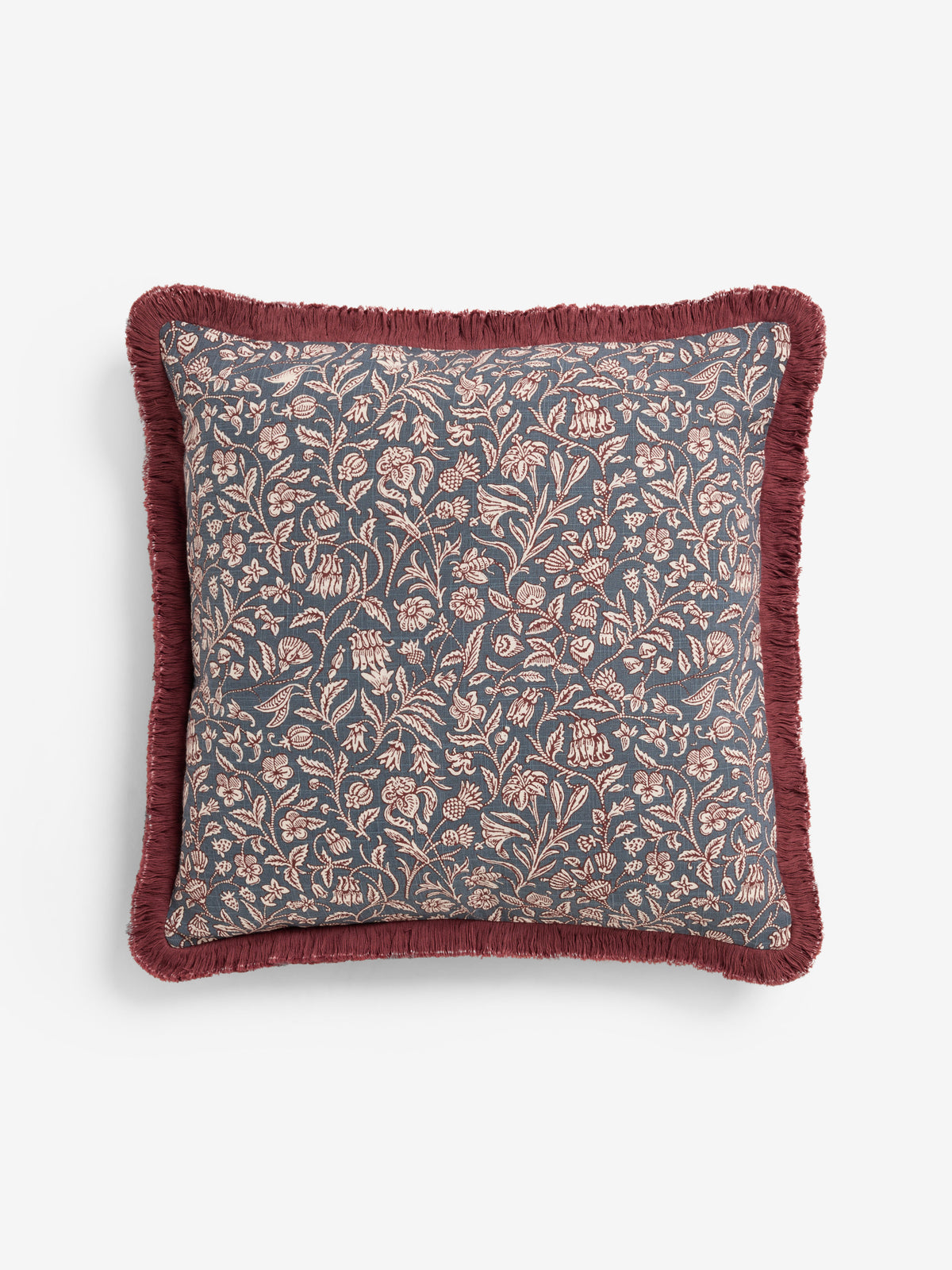Laura Ashley Elmdon Dark Crimson 50cm x 50cm Microfibre Filled Cushion