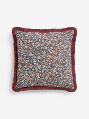 Laura Ashley Elmdon Dark Crimson 50cm x 50cm Microfibre Filled Cushion