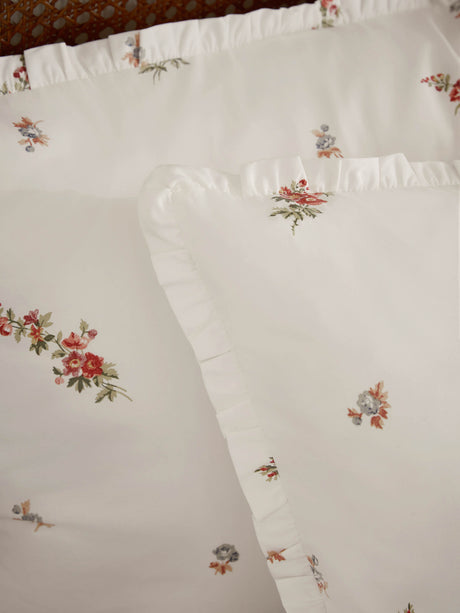 Laura Ashley Elsie Bouquet Pale Cranberry Duvet Set