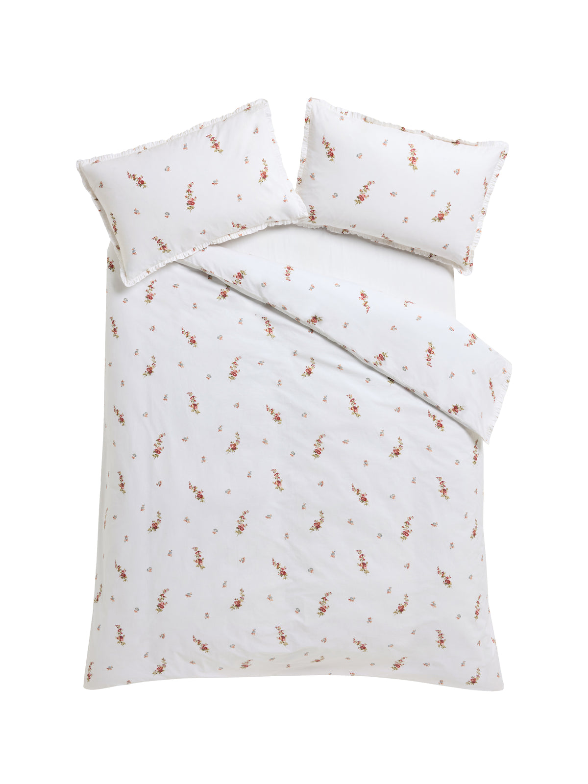 Laura Ashley Elsie Bouquet Pale Cranberry Duvet Set
