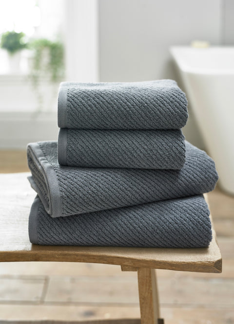 Deyongs Bliss Essence Carbon 100% Cotton 500gsm Towels