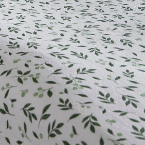 Dreams N Drapes Falling Leaf Green 100% Brushed Cotton Duvet Set