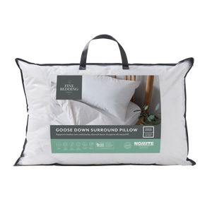 The Fine Bedding Goose Down Surround Pillow