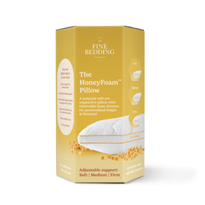 The Fine Bedding Company HoneyFoam Natural Latex Foam Pillow