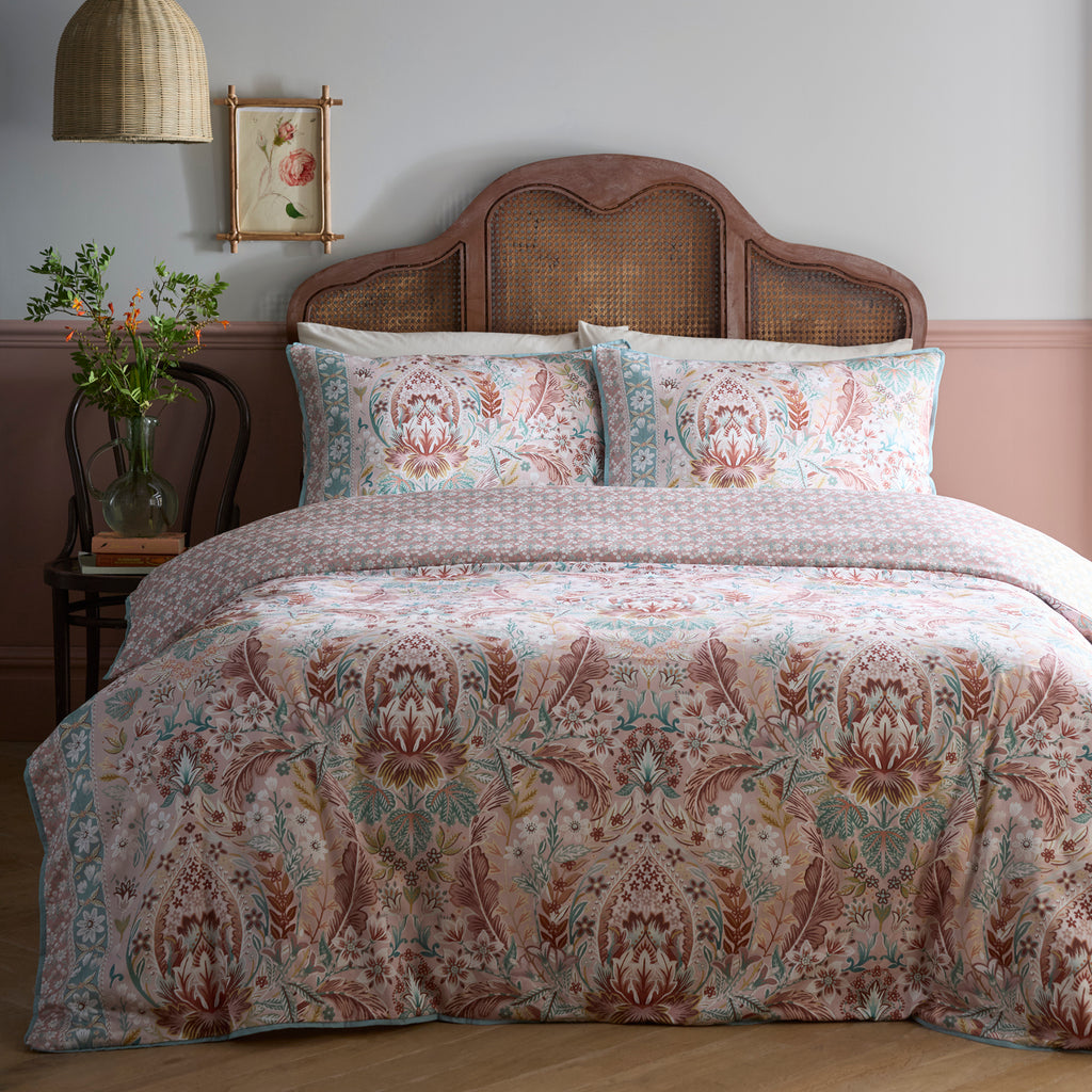 Appletree Floral Damask Multi Duvet Set