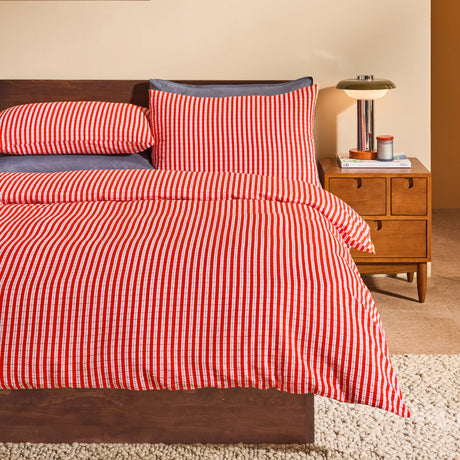 Made Felix Seersucker Duvet Set