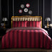 Laurence Llewelyn Bowen Festivo Circus Stripe Red Duvet Set