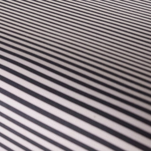 Laurence Llewelyn Bowen Festivo Circus Stripe Black 100% Cotton Sateen Fitted Sheets