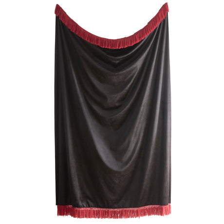 Laurence Llewelyn Bowen Festivo Stripe Black 130cm x 180cm Throw