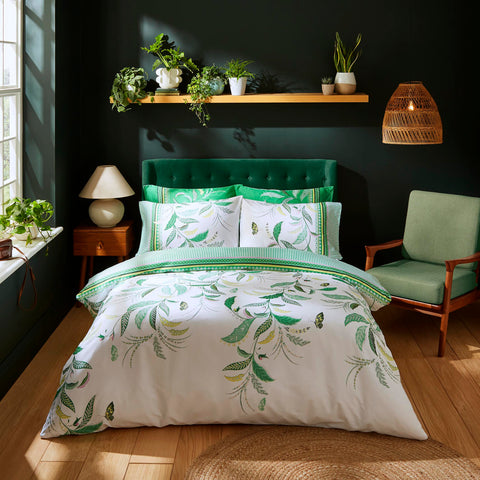 Sara Miller Fern Garden Spring Garden Duvet Set
