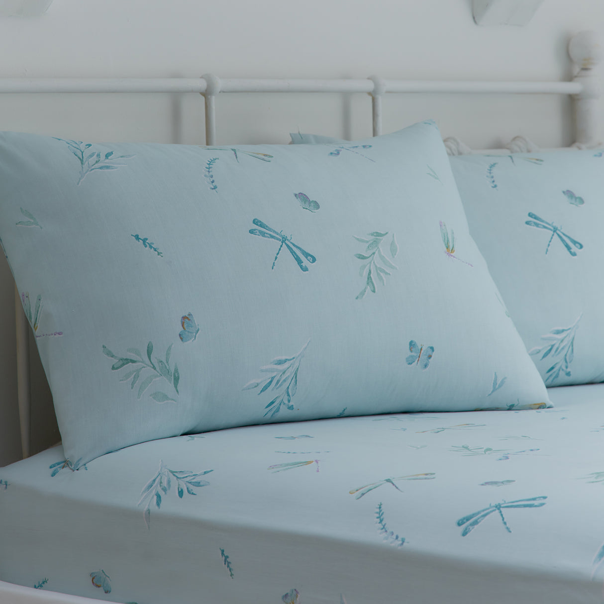 Dreams n Drapes Decorative Fifi Duck Egg Duvet Set