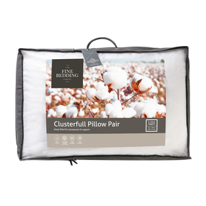 The Fine Bedding Company Clusterfull Pillow Pair