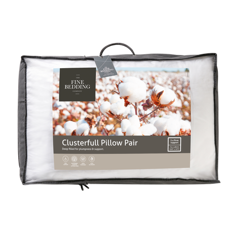 The Fine Bedding Company Clusterfull Pillow Pair