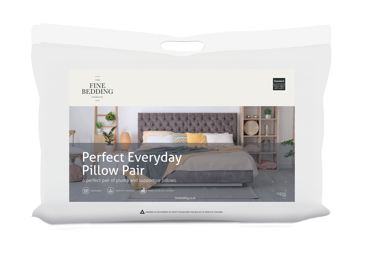The Fine Bedding Company The Perfect Everyday Pillow Pair