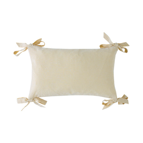 Laura Ashley Flaxley Stripe 30cm x 50cm Microfibre Filled Cushion