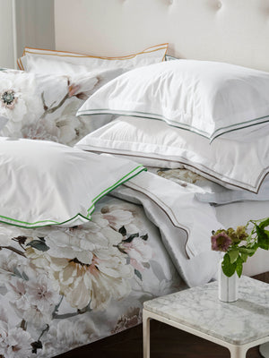 Designers Guild Fleur Blanche Platinum Duvet Set