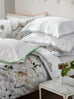 Designers Guild Fleur Blanche Platinum Duvet Set
